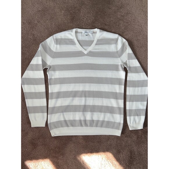 Men’s Calvin Klein V-Neck Sweater - Picture 1 of 4